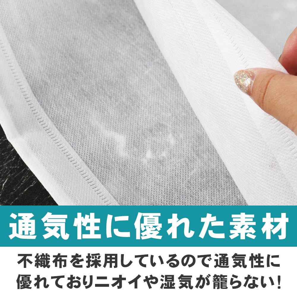 新品✨巾着袋 12枚セット 両絞り 無地 不織布 ラッピング 55×45cm Amazon | 巾着袋 12枚セット 無地 両絞り 不織布 通気性 小物